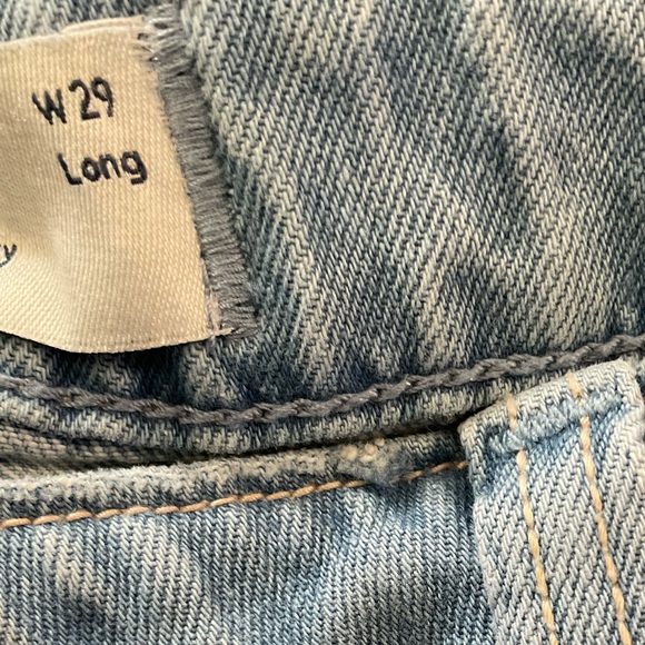 Hollister Low Rise Taper Baggy Light Blue Jeans 8L/29L - Picture 3 of 6